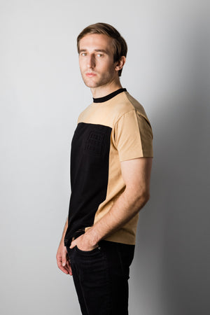 BROWN/BLACK T-SHIRT