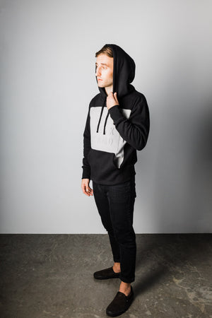 BLACK/GREY HOODIE