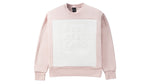 ROSE/WHITE SWEATSHIRT